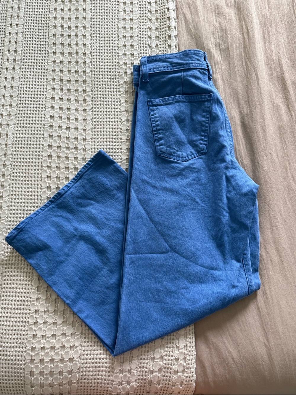 NEW Universal Thread Cobalt Blue Sailor Wide‎ Leg Jeans Size 6